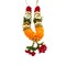 Small Idol Mala, Makhamali Bhagwan Haar, Artificial Indian ,pooja Garland, Diwali Puja Items, Krishna Decor, Red Flower Garlands, Photo Frame